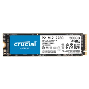 Crucial P2 M.2 500GB PCIe 3.0 NVMe