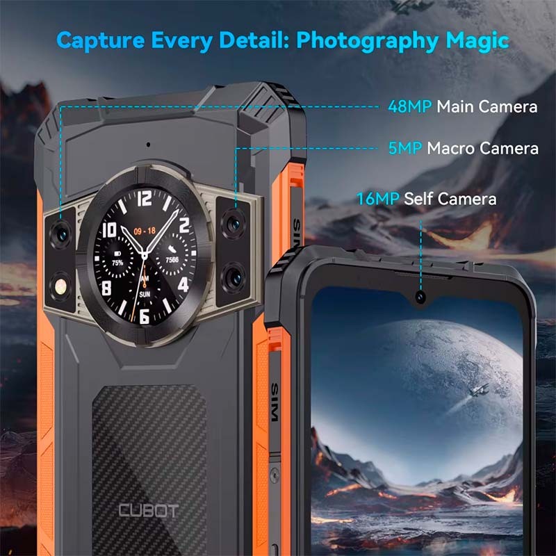 Cubot KingKong Ace 2 6Go/128Go Orange - Téléphone portable rugged - Ítem4