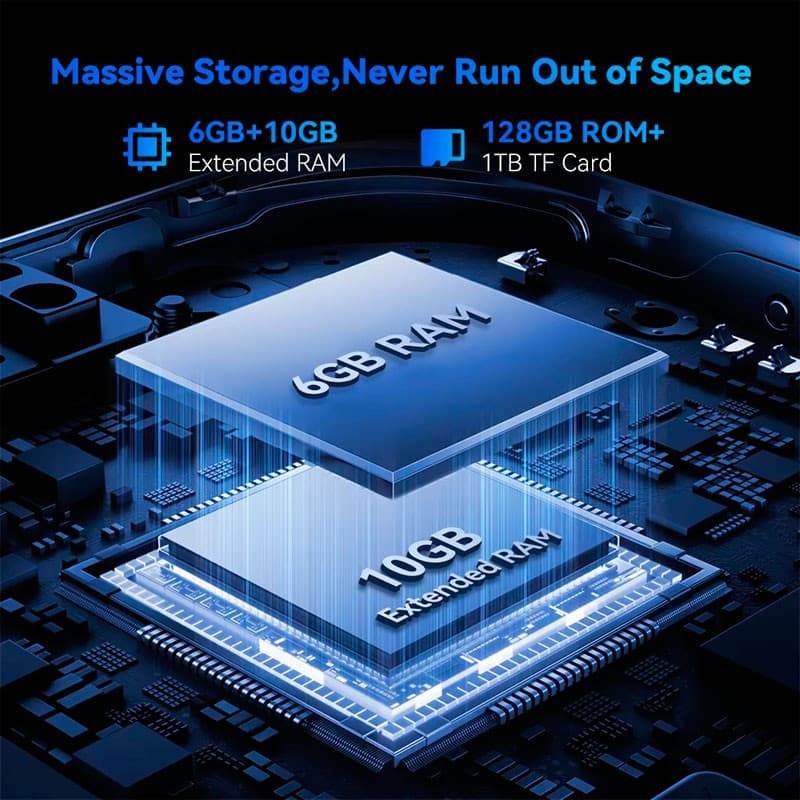 Cubot KingKong ES 6GB/128GB - mémoire RAM et stockage