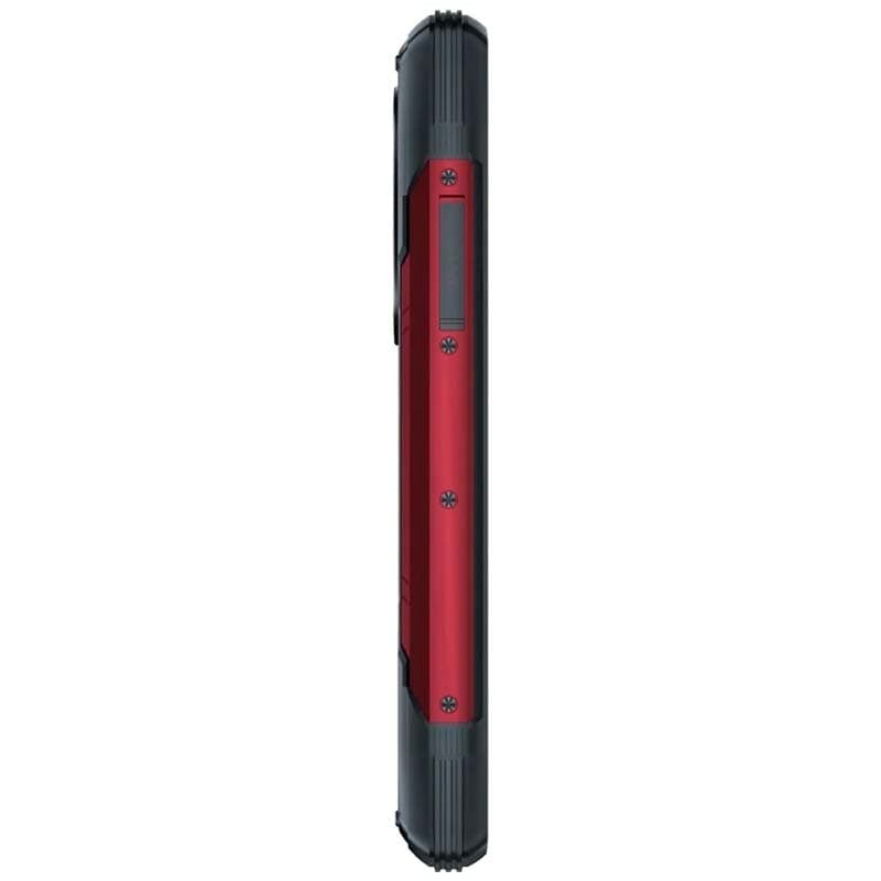 Le côté gauche du téléphone portable Cubot KingKong Star 12Go/256Go Rouge