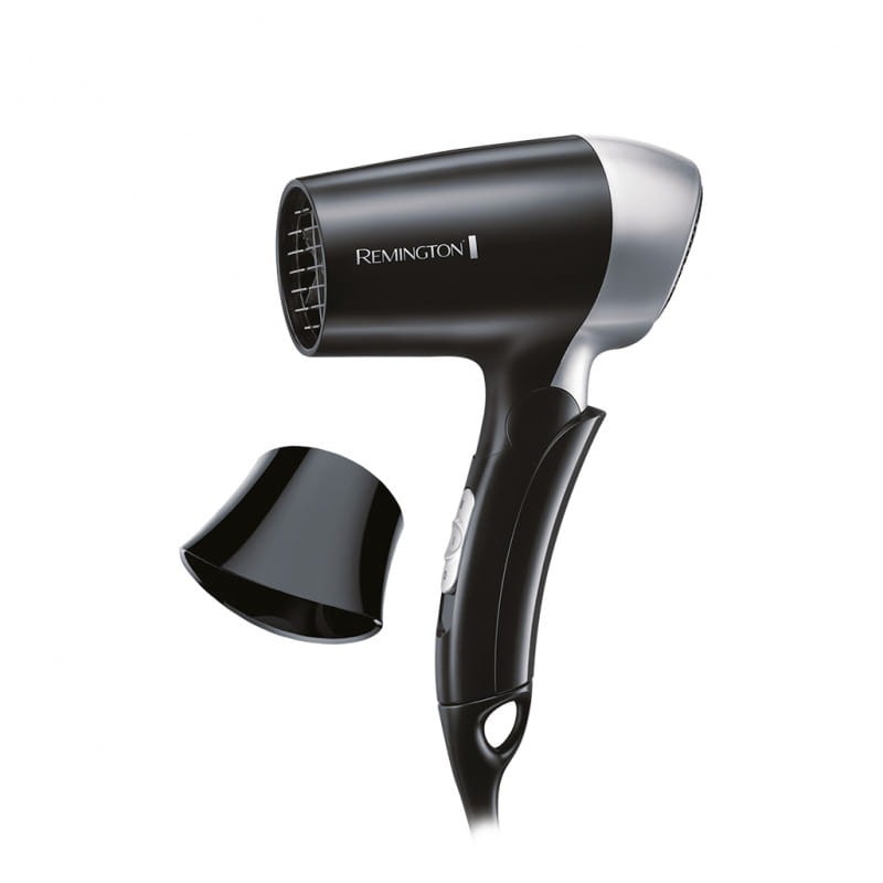 Secador de cabelo Remington D2400 1400W Preto, Prateado - Item1