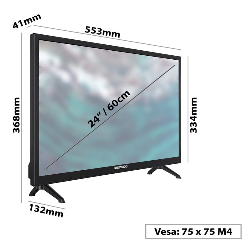 Daewoo 24DE04HL1 24 HD - Televisor - Ítem3