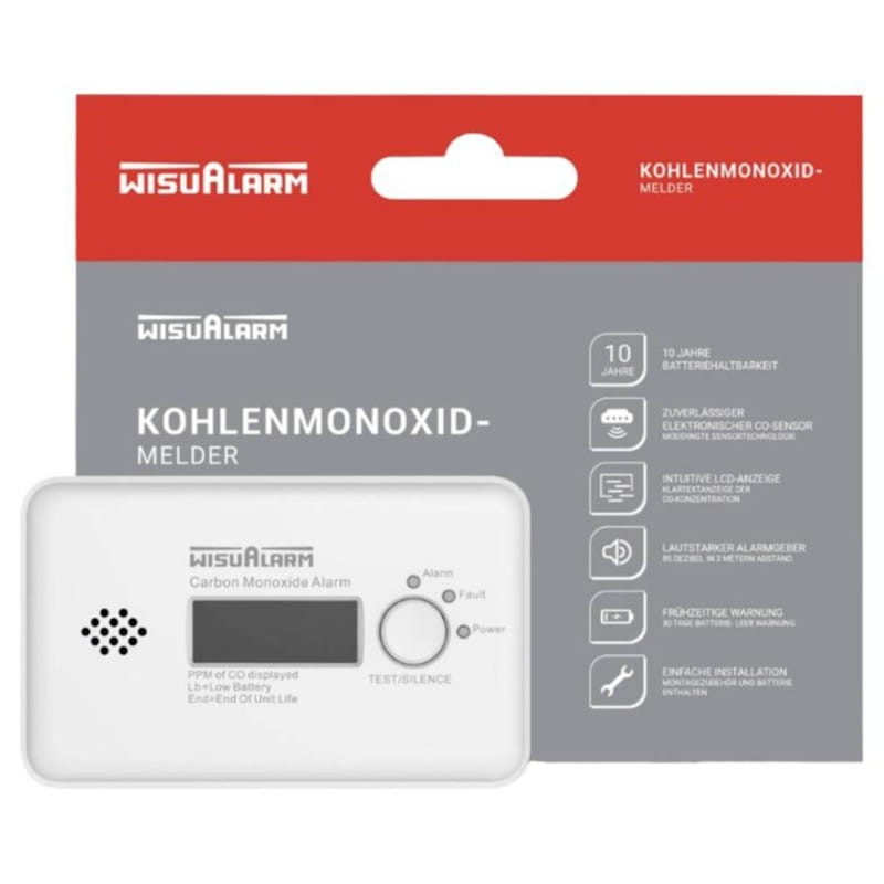 DAHUA DH-HY-GC20B Blanco - Detector de monóxido de carbono - Ítem5