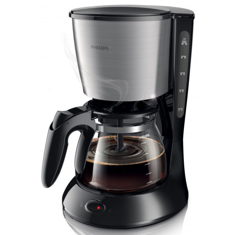 Philips Daily Collection HD7462/20 Semi-automática 1000W 1,2L Negro, Acero inoxidable - Cafetera - Ítem