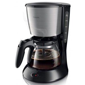 Philips Daily Collection HD7462/20 Semi-automática 1000W 1,2L Negro, Acero inoxidable - Cafetera