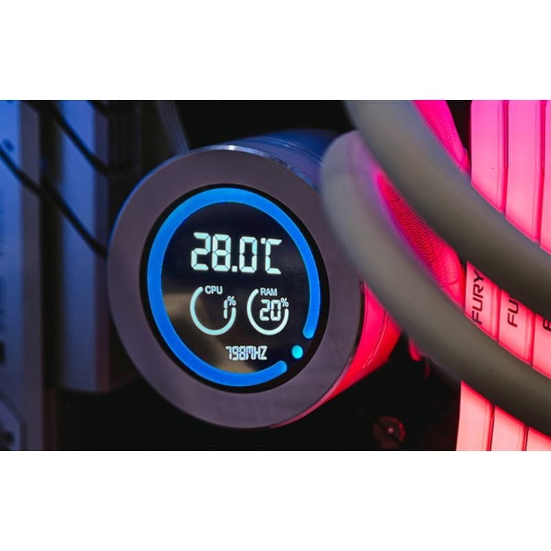 Darkflash DN-D360 Blanco - Sistema de refrigeración líquida - Ítem5