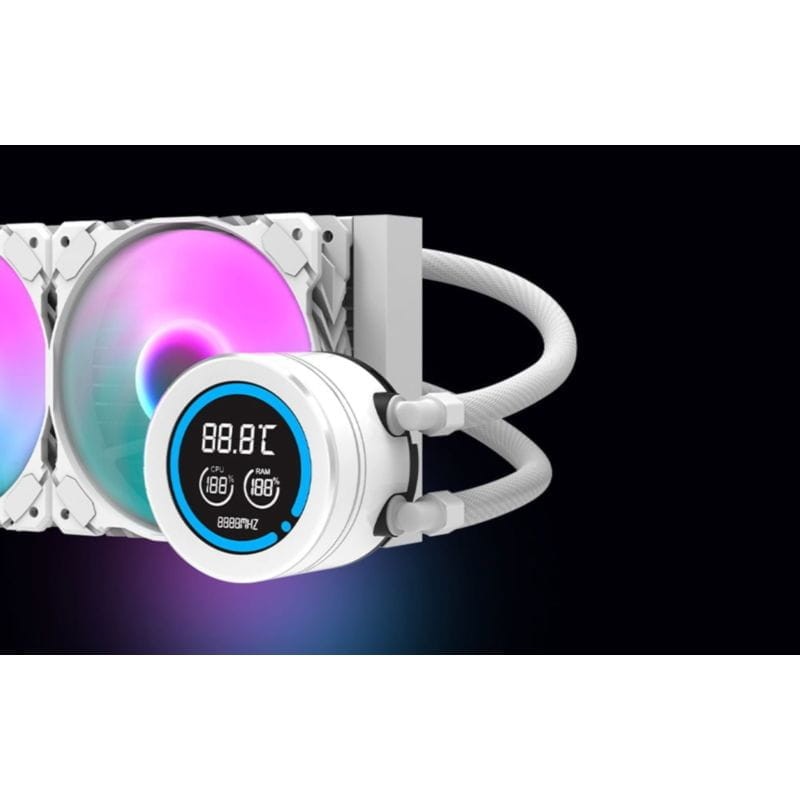 Darkflash DN-D360 Blanco - Sistema de refrigeración líquida - Ítem7