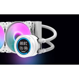 Système de refroidissement liquide Darkflash DN-D360 Blanc avec tuyaux IIR+EPDM