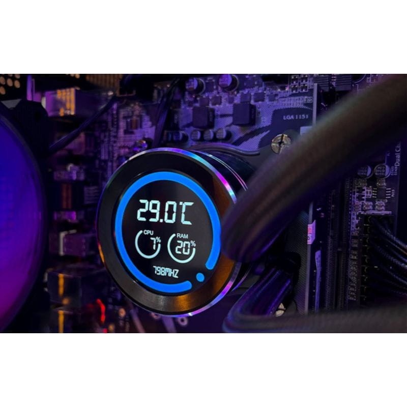 Darkflash DN-D360 Negro - Sistema de refrigeración líquida - Ítem4