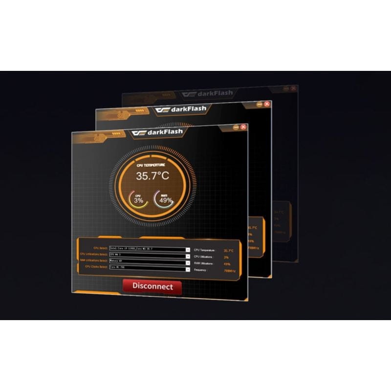 Darkflash DN-D360 Negro - Sistema de refrigeración líquida - Ítem5