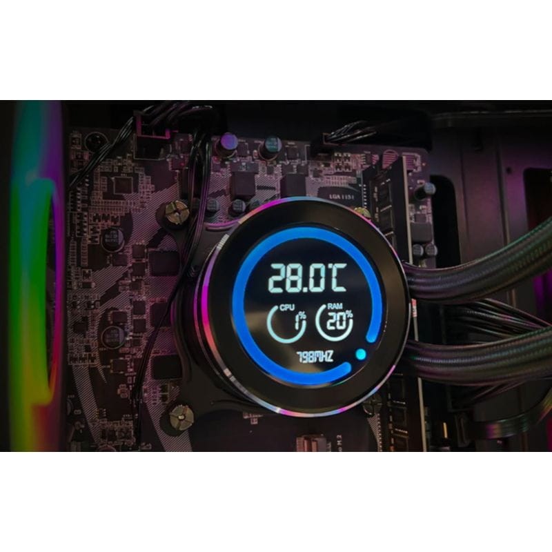 Darkflash DN-D240 Negro - Sistema de refrigeración líquida - Ítem4