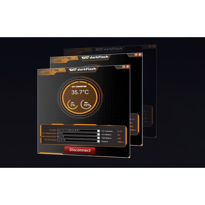 Darkflash DN-D240 Negro - Sistema de refrigeración líquida - Ítem7