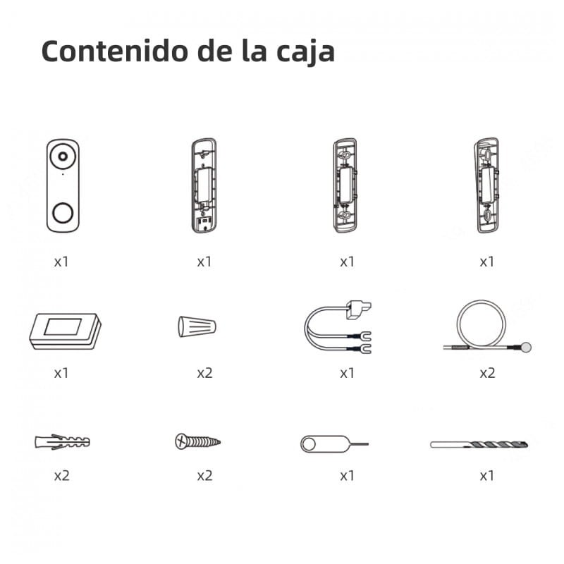 Videoporteiro Imou DB61i 5 MP IP65 Wifi Visão Nocturna Parede Branco - Item3