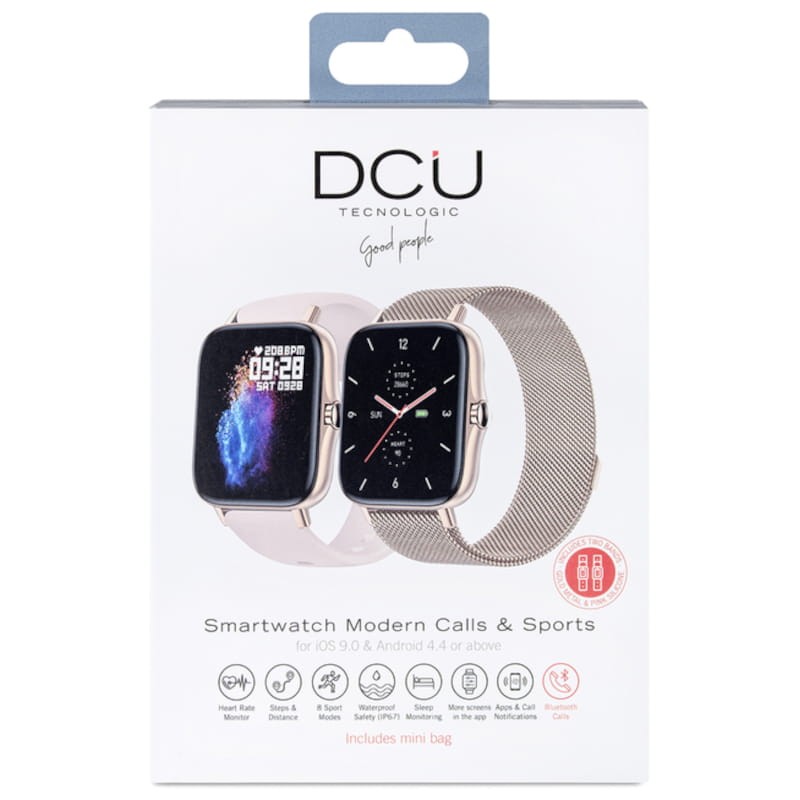 DCU Tecnologic Modern - Relógio inteligente - Ouro/Rosa