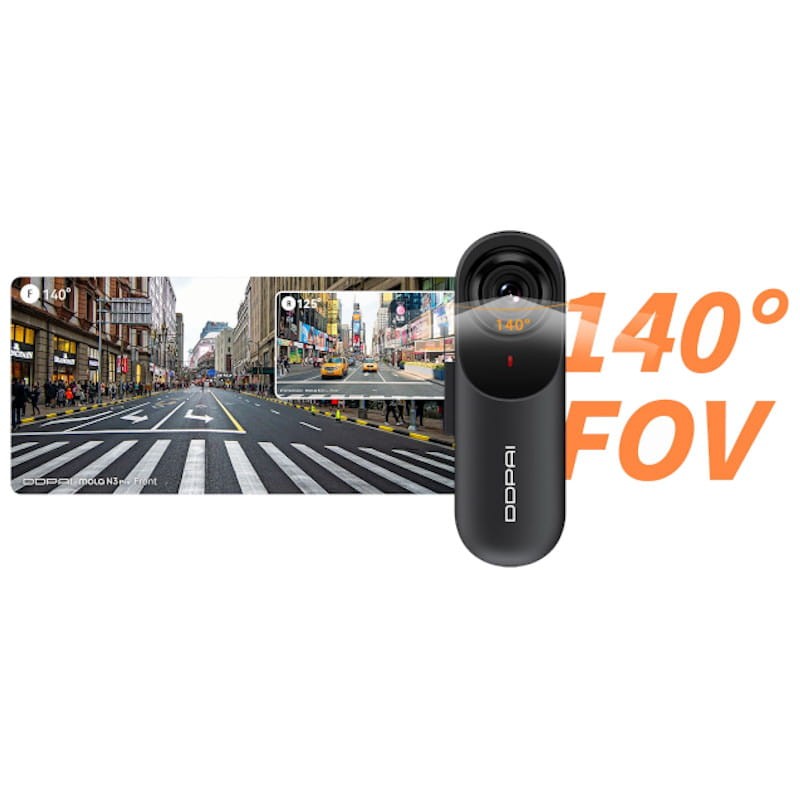 DDPAI Mola N3 Pro - Câmera de carro com Wifi / GPS e Gravador - Item1