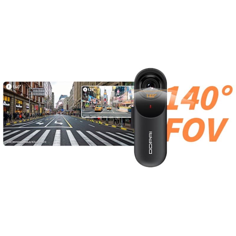 DDPAI Mola N3 Pro - Caméra de voiture avec Wifi / GPS et enregistreur d'angle