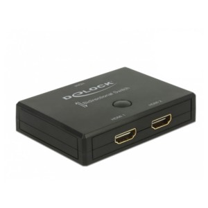 DeLOCK 18749 Negro - Interruptor de video HDMI