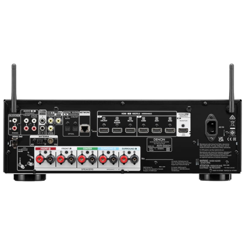 Denon AVR-S660H 135 W 5.2 Negro - Receptor AV - Ítem4