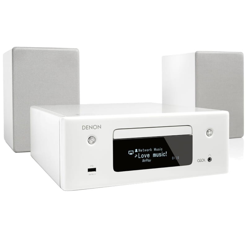 Denon CEOL N10 130 W Cinzento, Branco - Mini sistema de música - Item