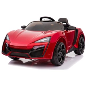 Voiture de Sport QLS-5188 12V Peinture Rouge - Voiture Électrique pour Enfants