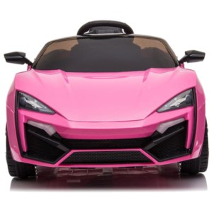 Voiture de Sport QLS-5188 12V Peinture Rose - Voiture Électrique pour Enfants