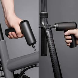 Tournevis électrique Xiaomi Mijia 3.6V 2000 mAh, design en L compact, corps noir mat, prise ergonomique, embout magnétique, idéal pour vélo et bricolage