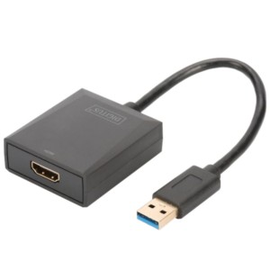 Digitus Adaptador USB 3.0 a HDMI Negro
