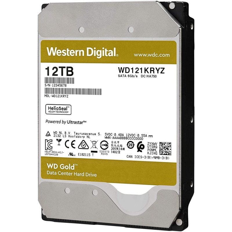 Disco duro 12TB WD Gold SATA III 3.5 - Ítem1