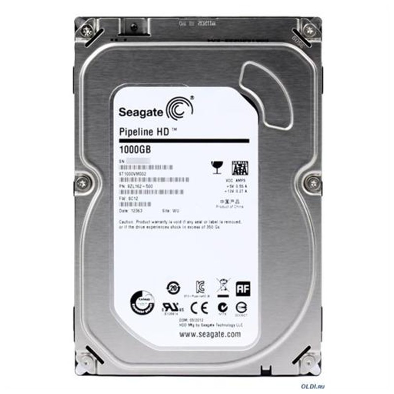 Disco Rigido Seagate Pipeline HD 1TB SATA 3.5”