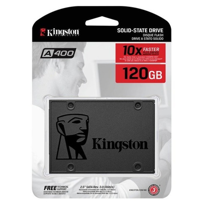 Comprar Disco duro 120GB Kingston A400 Sata3 - PowerPlanet