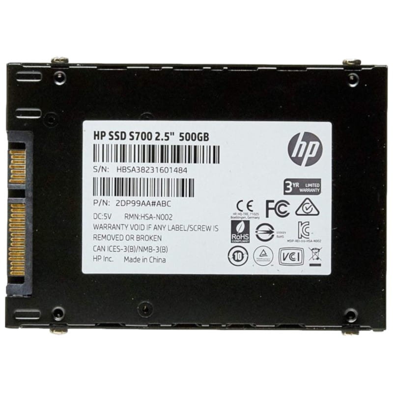 Acheter Disque Dur SSD 250 Go HP S700 SATA3 - PowerPlanetOnline