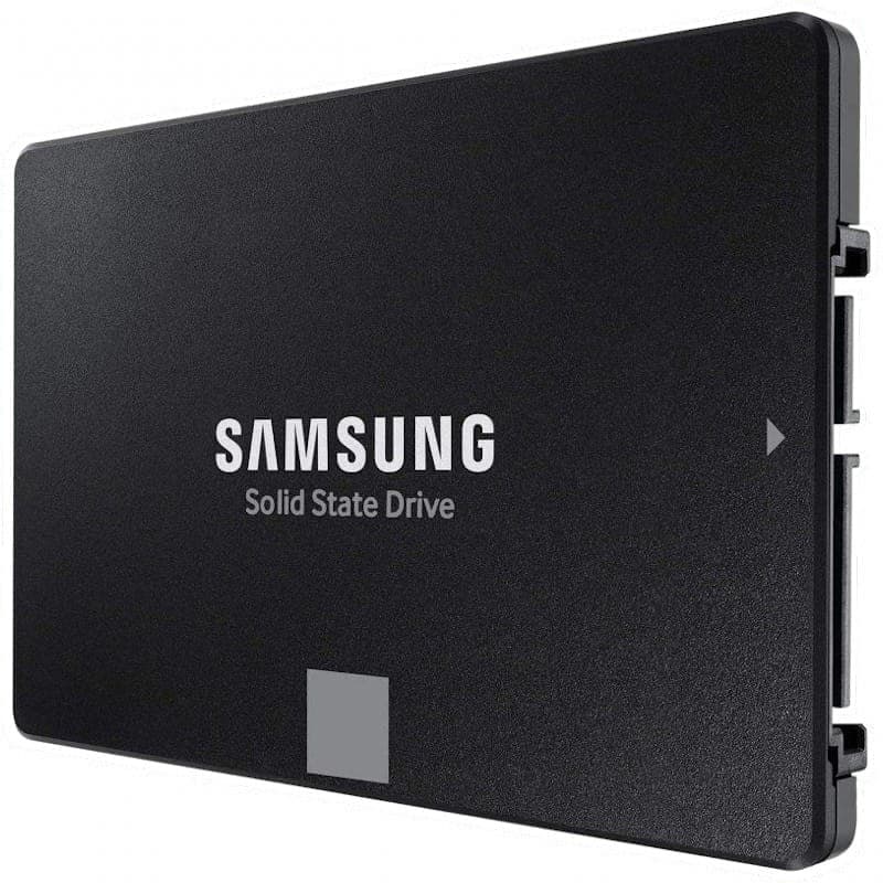 Disco duro SSD 250GB Samsung 870 EVO SATA3 Negro - Frontal
