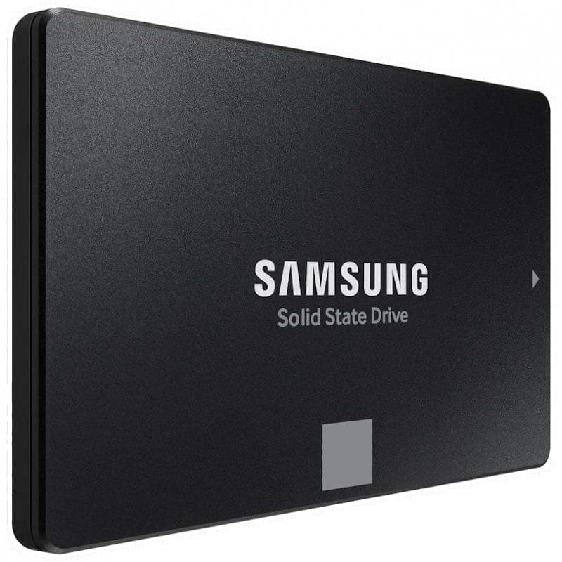 Disco duro SSD 250GB Samsung 870 EVO SATA3 Negro - Lateral
