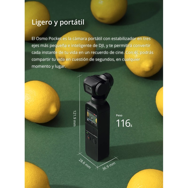 DJI Osmo Pocket 4K - Videocámara Gimbal - Ítem5