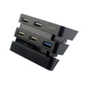Dobe Hub 5 Puertos PlayStation 4 Pro - HUB Exclusivamente Compatible con PlayStation 4 Pro - 4 x USB 2.0 - 1 x USB 3.0 - Conectar Memorias de Almacenamiento - Cargar Varios Mandos - Utilizar Teclado y Ratón - Cargar Dispositivos - Ítem
