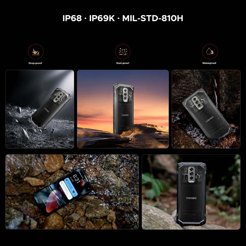 Téléphone portable Doogee Blade10 Ultra 8Go/256Go Noir - Ítem10