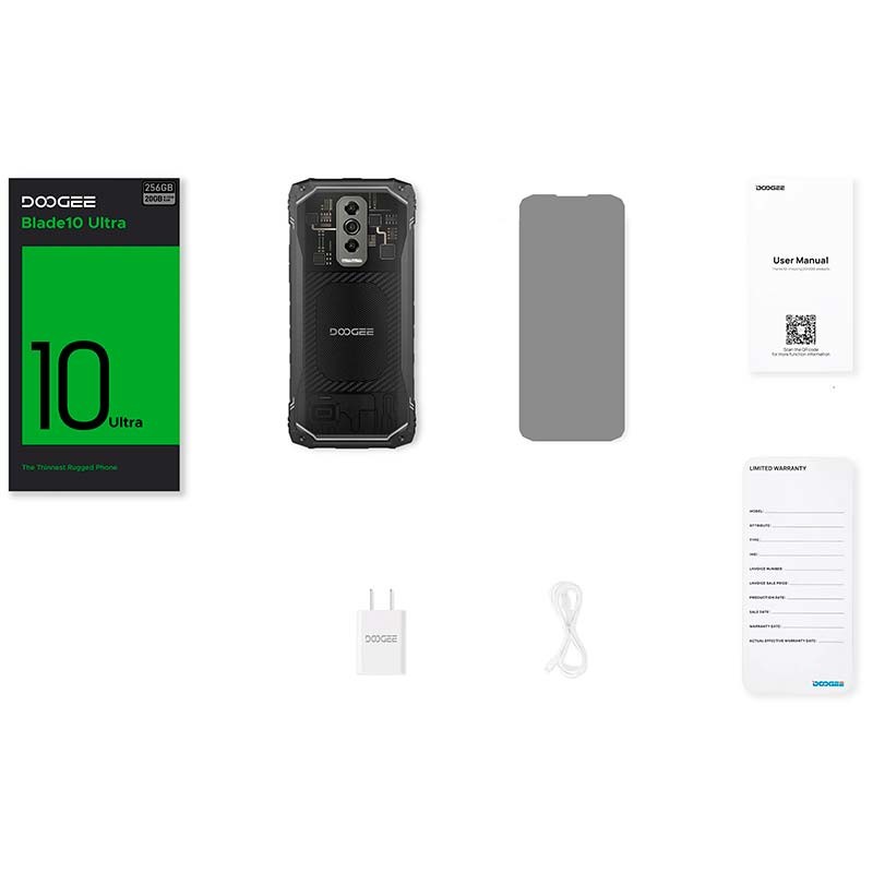 Téléphone portable Doogee Blade10 Ultra 8Go/256Go Noir - Ítem17