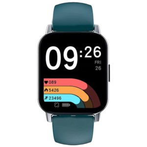 Doogee CS2 Plata con Correa Verde Smartwatch - Reloj inteligente
