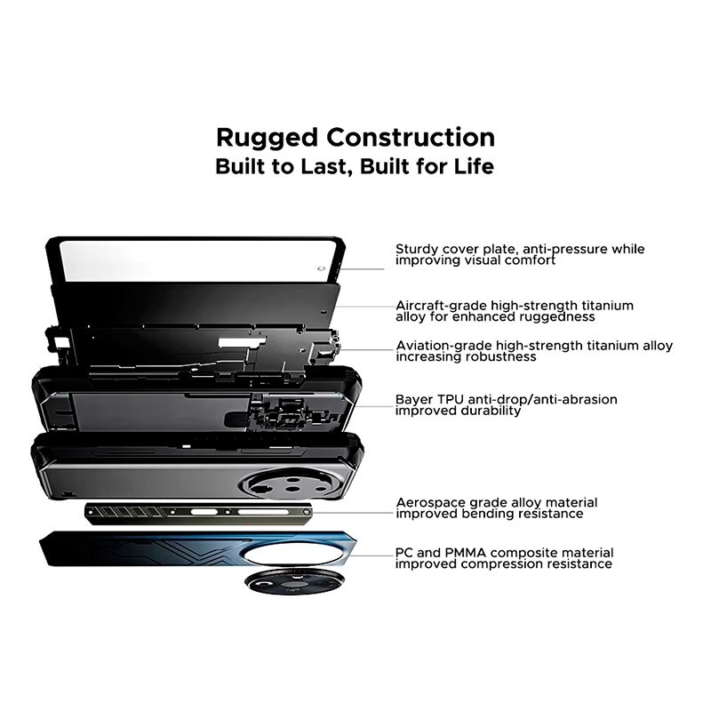 Doogee Fire 6 6Go/256Go Noir avec Caméra Thermique - Téléphone portable rugged - Ítem6