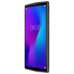 Smartphone Doogee N100 4Go/64Go noir, écran bord à bord avec encoche discrète, bordures fines, boutons latéraux et design robuste en métal texturé