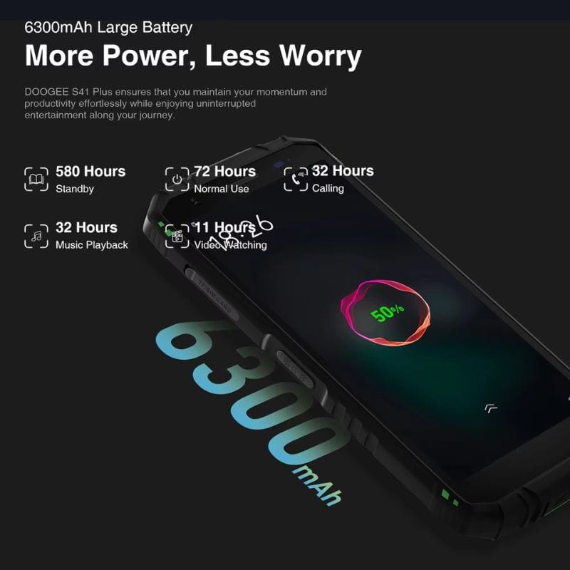 Doogee S41 Plus 4GB/128GB Naranja- Teléfono móvil rugged - Ítem1