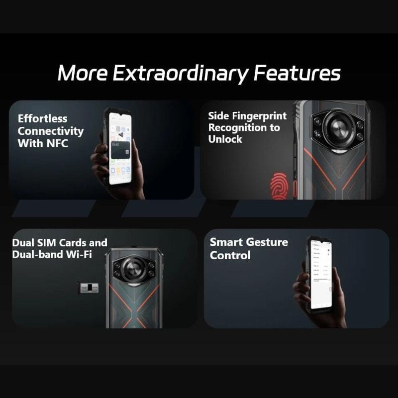 Doogee S Cyber 8GB/256GB Rojo - Teléfono Móvil Rugged - Ítem9