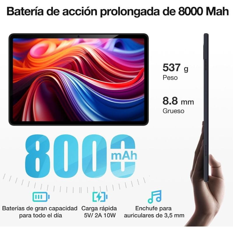 Doogee T30E 11'' 4GB/128GB WiFi+4G Gris - Tablet - Ítem5