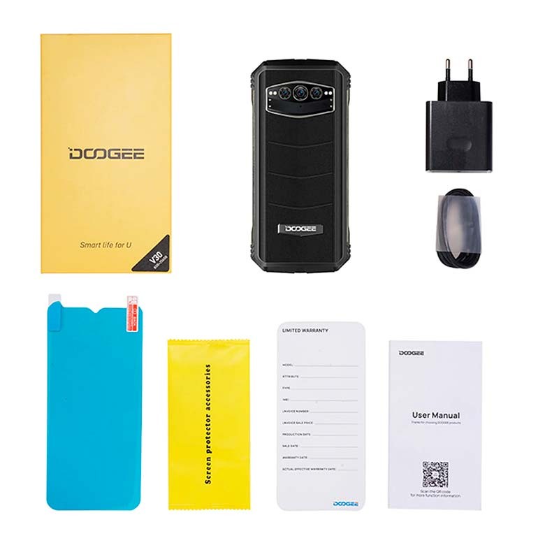 Téléphone portable Doogee V30 8Go/256Go Noir - Ítem3