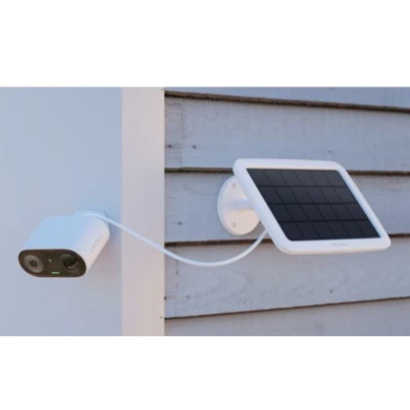 Instalação externa do Kit Solar Imou Cell Go 3MP 2K IP65 Wifi Branco