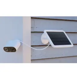 Instalação externa do Kit Solar Imou Cell Go 3MP 2K IP65 Wifi Branco