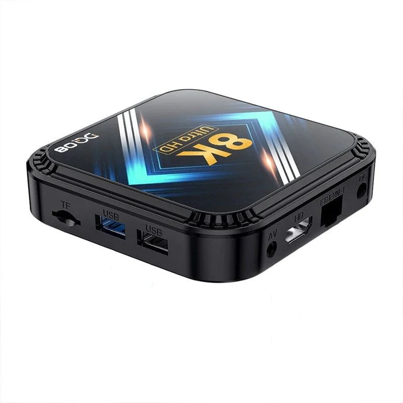 DQ08 8K RK3528 4GB/64GB Dual Wifi Controlo de Voz Android 13 Preto - Android TV - Item1