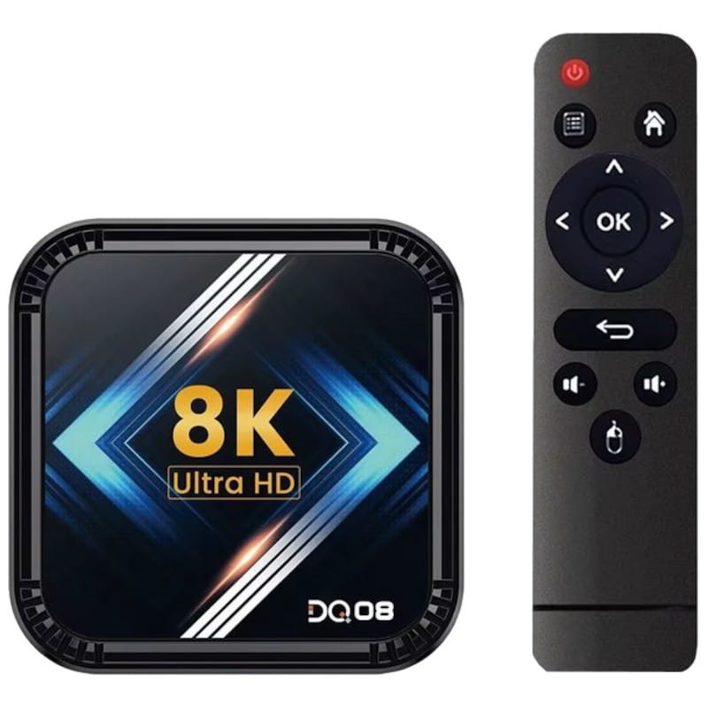 DQ08 8K RK3528 4 Go/32 Go Double Wifi Android 13 Noir - Android TV - Ítem