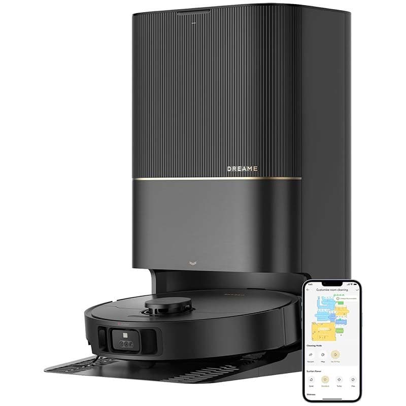 Dreame X40 Ultra Noir - Aspirateur Robot avec Base Auto-vidante