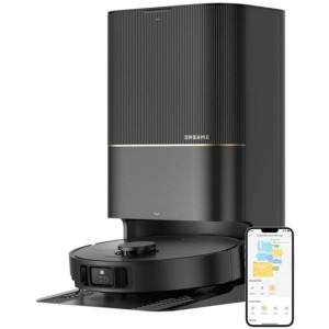 Dreame X40 Ultra Noir - Aspirateur Robot avec Base Auto-vidante